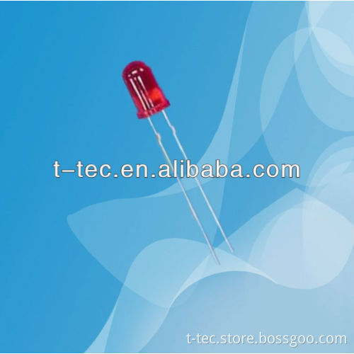 5mm red color non-polarity LED